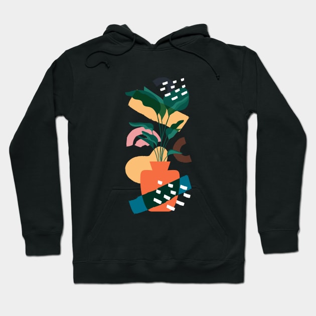 Orange Planter Hoodie by worldnomadfolk@gmail.com